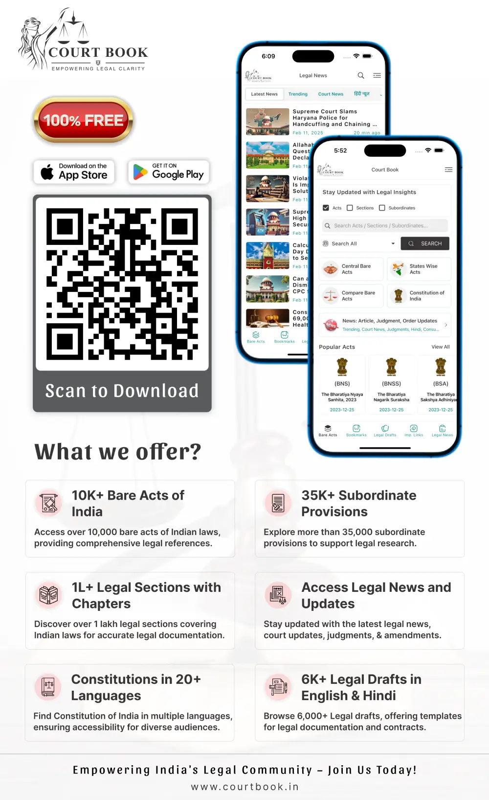 Download Court Book App