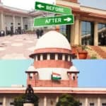 सुप्रीम कोर्ट अपने मूल स्वरूप में लौटा: कांच के पैनल हटाए गए, वेबसाइट ने पारंपरिक लोगो को बहाल किया